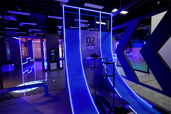 VR 스케이트 보드 시설 이미지